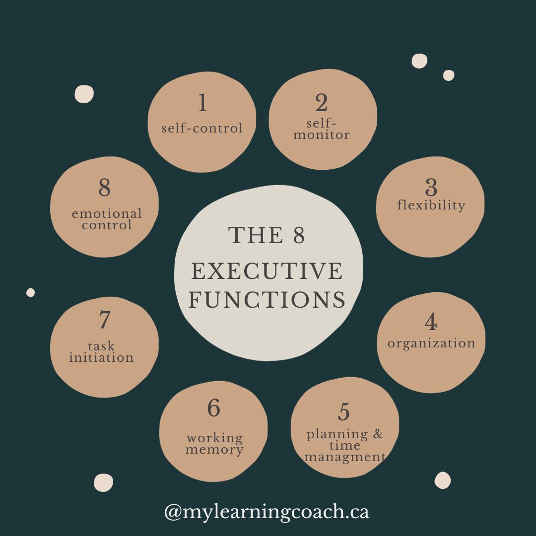 A learning coach can play a significant role in helping students develop executive functioning skills by explicitly teaching academic strategies, modelling how to use them, and supporting students as they practise until the strategies become more independent habits. Thus leading to greater success in academics!