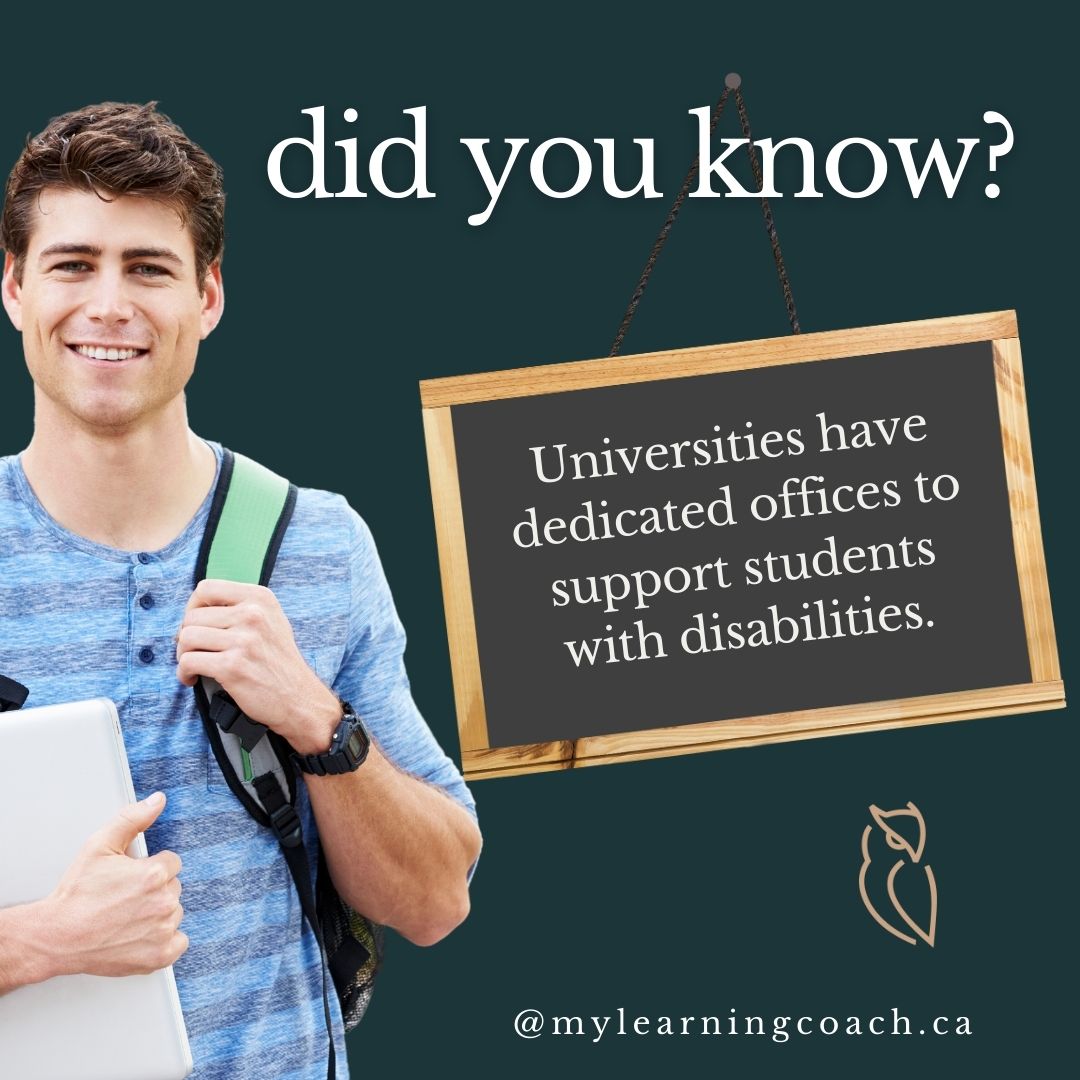 Did You Know?

The university accessibility office is a valuable resource for students with disabilities 🎓. It provides a range of services and accommodations to ensure that all students have equal access to education 📚. These services may include note-taking assistance, extended testing time, accessible textbooks, and assistive technology 📱. The office works closely with students, faculty, and staff to create an inclusive and supportive learning environment ♿️. Students with disabilities are encouraged to reach out to the accessibility office early in their academic careers to discuss their needs and develop a plan for success. By utilizing these resources, students can thrive in their studies and achieve their educational goals.

MyLearningCoach works closely with many post-secondary accessibility offices to ensure students are provided with access to additional support when needed. Such support can include access to academic coaching support that includes academic strategy instruction, tutoring, assistive technology coaching and more.

 #AccessibilityOffice #SupportForAll #InclusiveEducation #EqualOpportunities #AcademicSuccess #StudentSupport #EducationMatters #PersonalizedLearning #UniversityLife #LearningStrategies #HigherEducation #MyLearningCoach