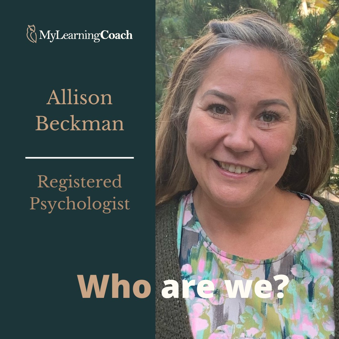 Introducing Allison Beckman
Registered Psychologist

Originally from the Yukon, Allison currently resides in Airdrie, Alberta. Allison has been a registered psychologist in Alberta for many years and is currently registered in Ontario, the Yukon and Alberta. Allison recently completed a Doctor of Psychology (PsyD) program at California Southern University.

Her experience working with high-risk children and youth in the Yukon inspired her to continue that work as a registered psychologist. Allison has worked in northern communities, for public school boards in major city centers and in a variety of private practice settings. Allison is a member of faculty in the School and Applied Child Psychology program at the University of Calgary, in the role of registered psychologist, where she supervises students completing their assessment and counselling practicums in the Centre for Wellbeing in Education.

Allison is the owner, founder and lead psychologist at AXB Psychological Services in Airdrie, which specializes in a wide range of assessments (Psychoeducational, mental health, ADHD, ASD, etc.) and behavioural consultation services. Allison has a wealth of knowledge and experience working with culturally diverse populations and utilizes a strength-based approach in her work. Allison continues to supervise psychometrists and provisional psychologists, helping to enhance the profession of psychology by mentoring future psychologists. 

In her free time, Allison enjoys travelling, spending time with her husband and cockapoo Bella, and connecting with family and friends.
