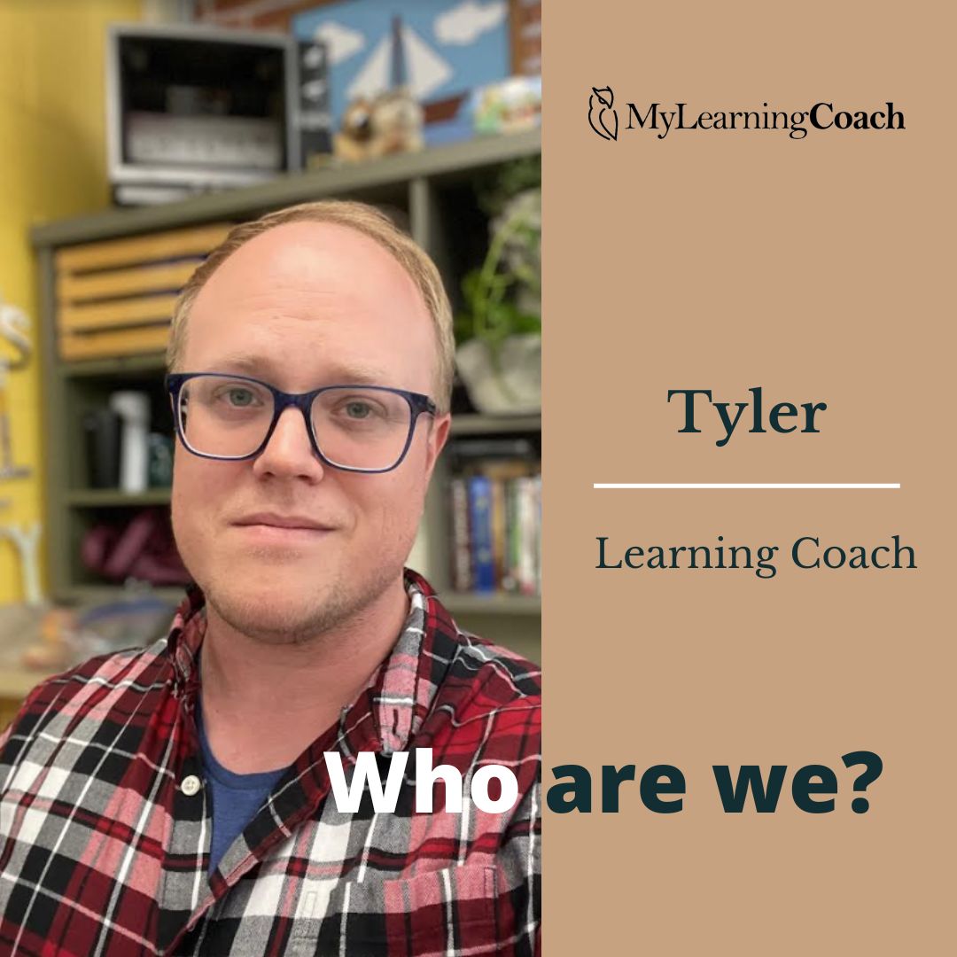 Introducing Tyler, BA, B.Ed, M.Ed
LEARNING COACH

Tyler has a Bachelor of Arts and Bachelor of Education from the University of Lethbridge. He also has his Masters in Education from the Memorial University of Newfoundland. He has been a classroom teacher for 10 years in both rural and urban schools, with experience in the humanities and fine arts. He has taught every instructional level from Kindergarten to Grade 12, and has worked with post-secondary students and adult learners in support and instructional roles.

Tyler believes that there are opportunities for student success if one can be creative enough to find them. By utilizing a student centered approach, he thoroughly enjoys working with students to have them utilize their strengths and interests to produce unique work that reflects their authentic self; which is what can make education personal, exciting and dynamic! Whether students need someone to bounce ideas off of, or someone to help them scaffold their next major task, he is always open to meeting them where they are at and moving forward together.

When Tyler is out of the classroom he can be found spending time with his family, creating art, decompressing with video games, or cross stitching while netflix plays in the background.